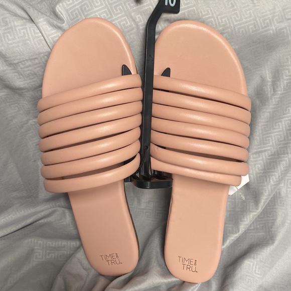 Time and Tru Multi-Band Slide Sandals Size 10 NWT - Picture 12 of 12